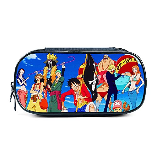 SHU-B One Piece Estuche grande para lápices Estuches escolares de gran capacidad, portátil, papelería de oficina, útiles escolares