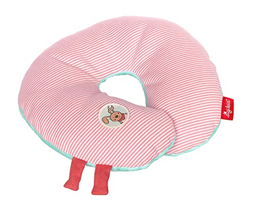 Sigikid 39407 DubbiDuu - Almohada Cervical, Color Rosa y Azul Claro