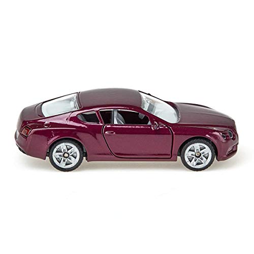 SIKU 1483 - Coche de Juguete, diseño de Bentley Continental GT V8, Color Magenta