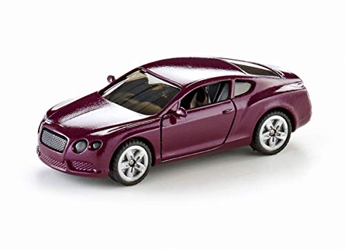 SIKU 1483 - Coche de Juguete, diseño de Bentley Continental GT V8, Color Magenta