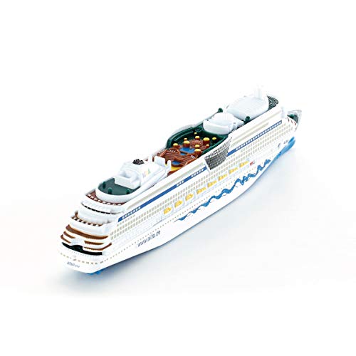 siku 1720 Crucero AIDAluna, Diseño AIDA, No flota, 1:1400, Metal/Plástico, Azul/Blanco