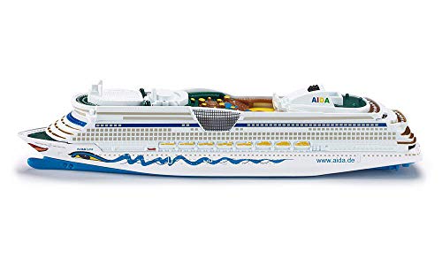 siku 1720 Crucero AIDAluna, Diseño AIDA, No flota, 1:1400, Metal/Plástico, Azul/Blanco