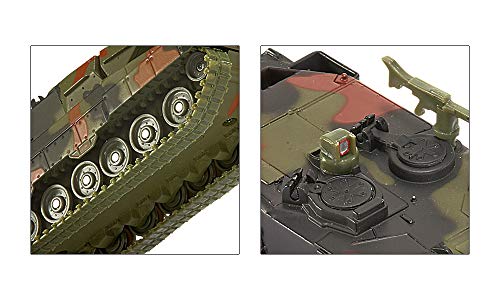 siku 4913 Tanque de combate Leopard, Sobre orugas, Set de pegatinas, Diseño camuflaje, 1:50, Metal/Plástico, Camuflaje