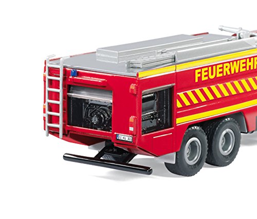 SIKU Super Camión de bomberos Mercedes-Benz Zetros, color rojo (Sieper GmbH 2109)