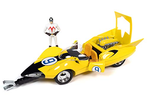 Silver Screen Machines - Speed Racer Shooting Star con Racer X Figura