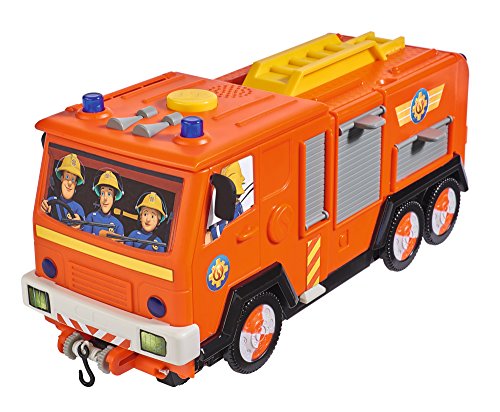 Simba 109251029 – bombero Sam Jupiter 2 en 1 con sonido , color/modelo surtido