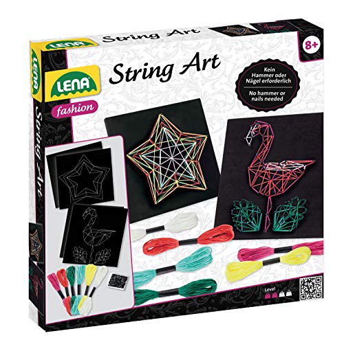 Simm Lena String Art Flamingo & Stern - Tanga, Multicolor