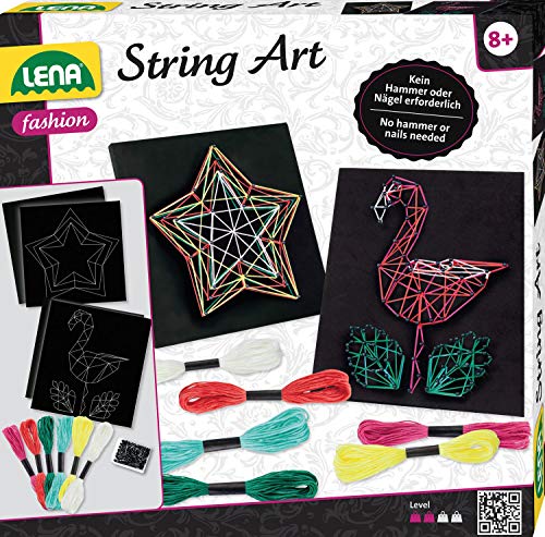 Simm Lena String Art Flamingo & Stern - Tanga, Multicolor