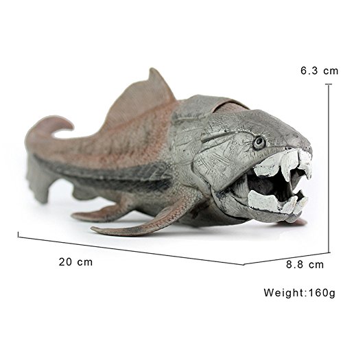 simuler Dunkleosteus Oceanic dinosaurio Figure mandíbulas Mobile dinosaurio modelo juguetes éducatifs juguete juguete para niños