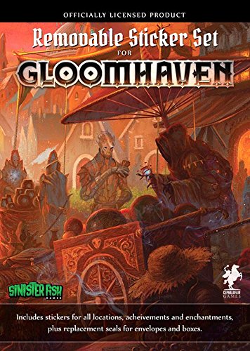 Sinister Fish Games SIF00020 Gloomhaven: Juego de Pegatinas extraíbles, Colores Mezclados