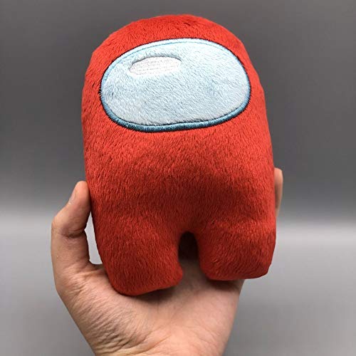 siqiwl Peluche Soft Plush Among Us Plush Among Us Game Peluche De Juguete Muñeco De Peluche Lindo Rojo Pequeño Entre Nosotros Plushie Kid Gift