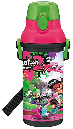 SKATER Water Bottle for Children (480ml)"Splatoon 2" [PSB5SAN] (Japan Import)