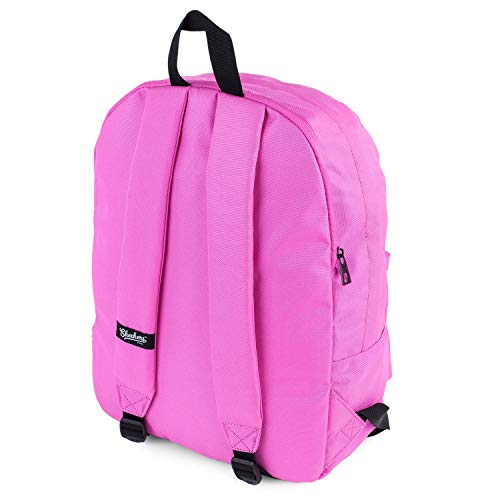 SKECHERS - Mochila Hombre Mujer Deporte Escolar Tgrabajo Adolescente de Marca SKECHERS, con Bolsillo Interior iPad Tablet Ideal para Instituto Práctica Cómoda y versátil S904, Color Violeta Rosado