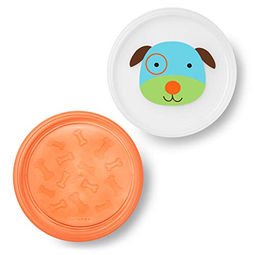 Skip Hop Zoo Smart Platos para servir perro, paquete de 2