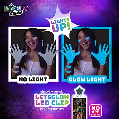 Sky Castle LetsGlow - Juego de guantes de estudio para LetsGlow Studio DIY Arts and Crafts Influencer Video Creator Kit - (LetsGlow Studio se vende por separado)