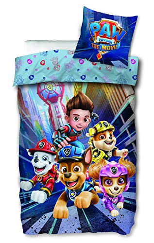 Skyebrands Ropa de Cama – Tamaño Adulto 140 x 200 cm – Paw Patrol (PP311)