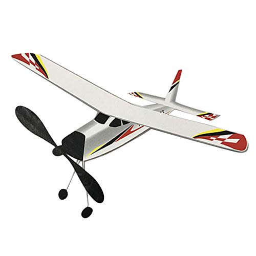 SM SunniMix Kit de Modelo de Avión EPS con Motor Elástico Juguetes Voladores para Niños Juego Interior Al Aire Libre