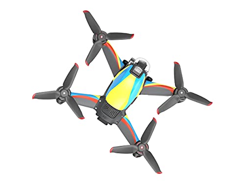 SmallRig Aerodynamics - Kit de accesorios para DJI FPV, soporte, funda transparente y pegatinas personalizadas de PVC, protección de la piel y colas verticales