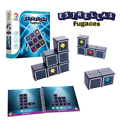 Smart Games – Estrellas Fugaces, rompebacezas para niños, Puzzles Infantiles, Juegos de Mesa para niños, Puzzle Educativo, smartgames