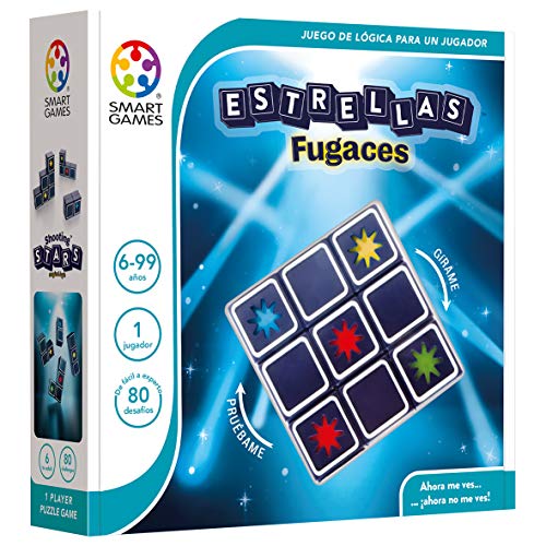 Smart Games – Estrellas Fugaces, rompebacezas para niños, Puzzles Infantiles, Juegos de Mesa para niños, Puzzle Educativo, smartgames