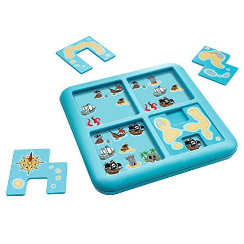 Smart Games-SG 432 ES piratas del caribe Escondite en la isla junior, multicolor, 1 unidad (paquete de 1)