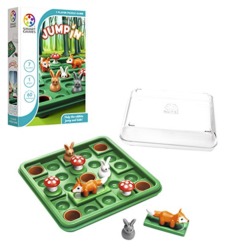 smart games SG421ES Jump in Individual, Regalos Educativos Divertidos, Rompecabezas, Juegos de Mesa para Niños 7-8años o Más (Ludilo SKU)