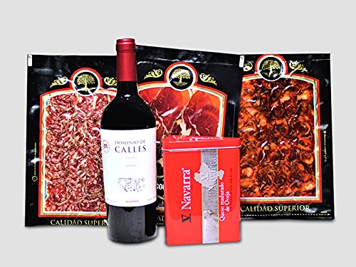 Smartbox - Caja Regalo Gourmoment a Domicilio - Idea de Regalo Gourmet - Embutidos ibéricos, Queso y Vino Tinto para 2 Personas