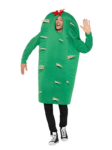 Smiffys Costume Disfraz de cactus, color verde, talla única (47215)