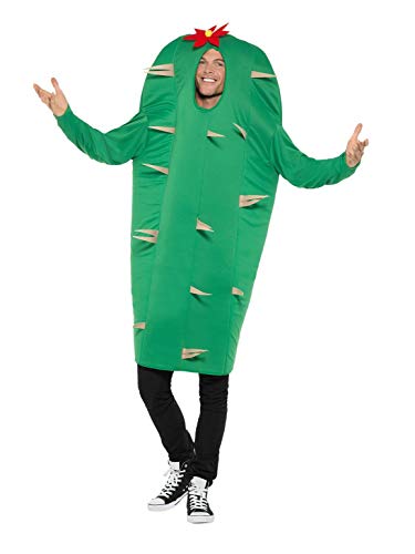 Smiffys Costume Disfraz de cactus, color verde, talla única (47215)