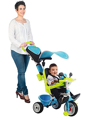 Smoby- Triciclo Baby Driver, Color azul (741200)