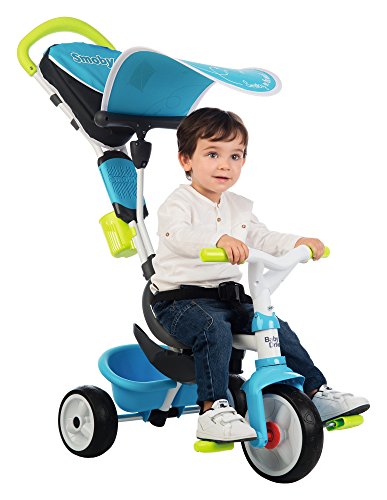 Smoby- Triciclo Baby Driver, Color azul (741200)