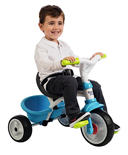 Smoby- Triciclo Baby Driver, Color azul (741200)