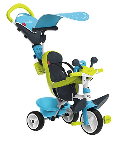 Smoby- Triciclo Baby Driver, Color azul (741200)