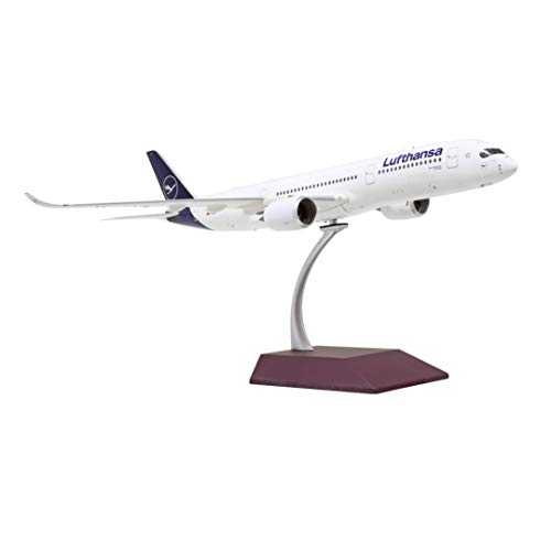 SOCATEC - Maqueta de avión A350-900 Lufthansa D-AIXN, Metal 1/200e, Color Blanco