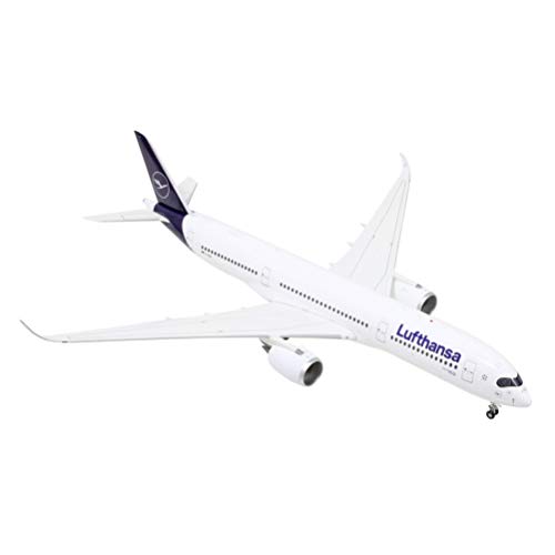 SOCATEC - Maqueta de avión A350-900 Lufthansa D-AIXN, Metal 1/200e, Color Blanco