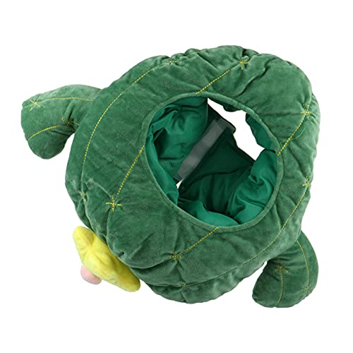 SOIMISS Linda Felpa Cactus Sombrero Bufanda Gorro Orejas Capucha Cabeza Completa Novedad Fiesta Vestido Cosplay Disfraz Muñeca Gorra Sombrero para Niños Adultos Etapa Rendimiento Verde