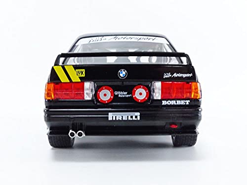 Solido BMW E30 M3#31 DTM 1988-Maqueta de Coche (Escala 1:18), Color Negro y Amarillo (421189300)