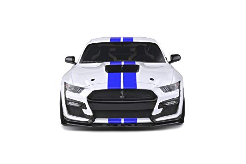 Solido Ford Mustang Shelby GT500 2020-Maqueta de Coche (Escala 1:18), Color Blanco (421186100)