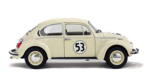 Solido S1800505 VW Beetle 1303 Racer #53 - Coche de Modelo, Escala 1:18, Color Beige