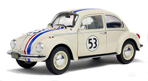 Solido S1800505 VW Beetle 1303 Racer #53 - Coche de Modelo, Escala 1:18, Color Beige