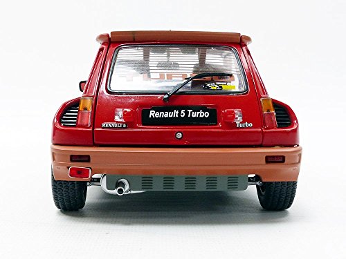 Solido S1801302 - Renault 5 TURBO 1984, Rojo, modelo en miniatura (Escala 1: 18)