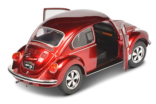 Solido- Volkswagen S1800512 VW Beetle Glitter Bug 1970-Maqueta de Coche (Escala 1:18), Color Rojo metálico (421185470)