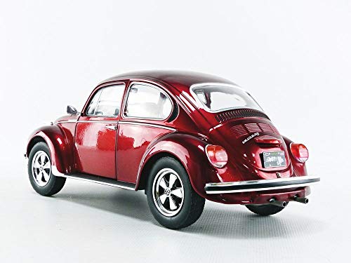 Solido- Volkswagen S1800512 VW Beetle Glitter Bug 1970-Maqueta de Coche (Escala 1:18), Color Rojo metálico (421185470)