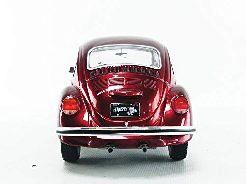 Solido- Volkswagen S1800512 VW Beetle Glitter Bug 1970-Maqueta de Coche (Escala 1:18), Color Rojo metálico (421185470)