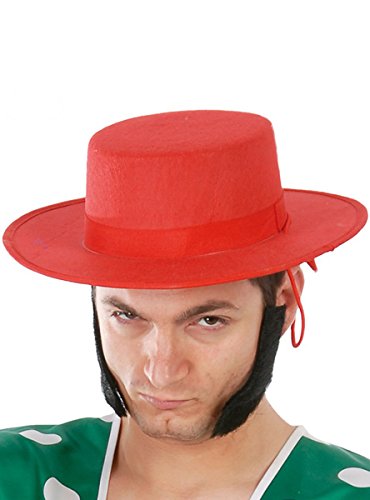 SOMBRERO CORDOBES ROJO TALLA UNICA