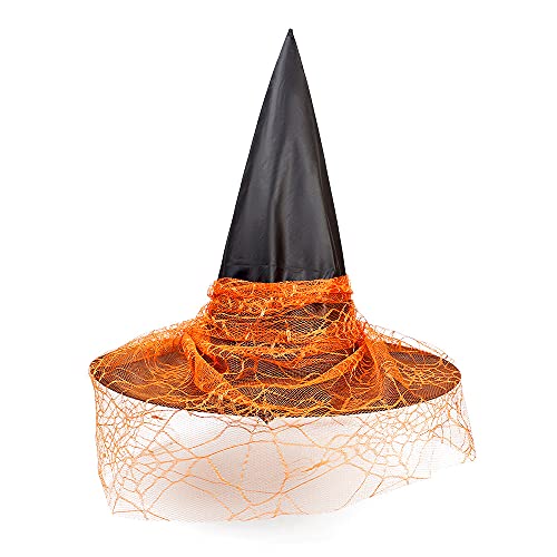 Sombrero de Bruja,Diadema de Bruja Halloween 2PCS Bruja de Halloween Hairband de Disfraces para Niñas y Mujeres Decoración de Fiesta de Disfraces de Halloween Cabello