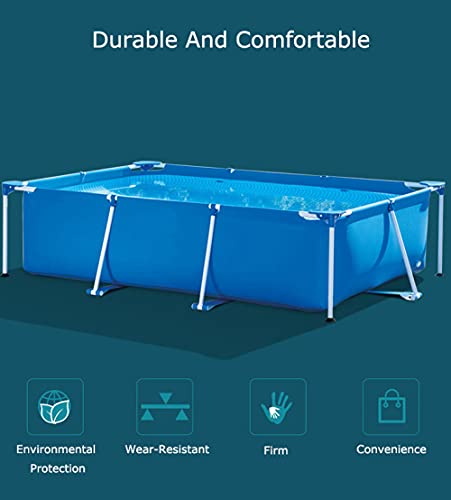 Sonze Piscina Hinchable Familiar PVC Ecológico,Piscina Hinchable Gruesa de PVC,Piscina de Soporte, Gruesa para Adultos Jugando al billar-220 x 150 x 60cm