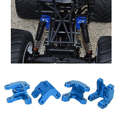 Soporte de Choque Trasero Delantero RC, Soporte de Choque RC Antiherrumbre 2 Pares Universal Resistente Al Desgaste para 1/8 Monster Truck(Azul)