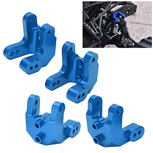 Soporte de Choque Trasero Delantero RC, Soporte de Choque RC Antiherrumbre 2 Pares Universal Resistente Al Desgaste para 1/8 Monster Truck(Azul)