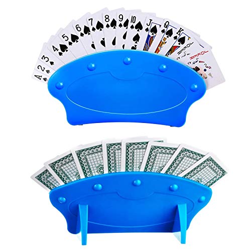 Soporte Para Juego De Cartas Soporte Para Naipes Soporte De Juego De Tarjetas De Cartas Juego De Cartas De Manos Libres De Mesa Diseño Curvado Para Niños Discapacitados Adultos Personas Mayores 2 PCS